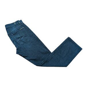 7 For All Mankind Standard Jeans Dark Wash Denim Mens Sz 31 x 30 Straight  Great